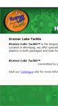 Mobile Screenshot of kramerlaketackle.com